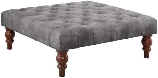 Home affaire Polsterhocker "Chesterfield" mit Knopfheftung, auch in Leder günstig online kaufen
