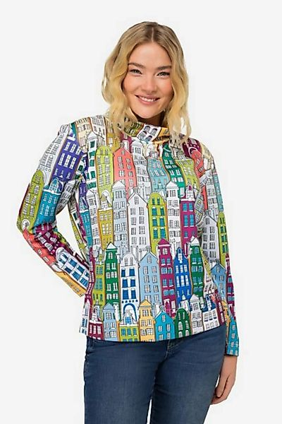 Laurasøn Sweatshirt Sweatshirt Häuser-Print günstig online kaufen