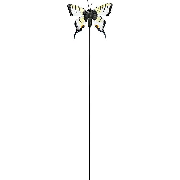 Gartenstecker Schmetterling 95 cm Hellgelb günstig online kaufen