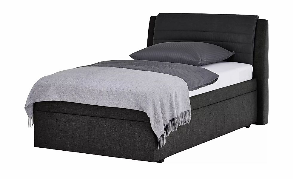 Polsterbett mit Stauraum  York ¦ schwarz ¦ Maße (cm): B: 139 H: 112 Betten günstig online kaufen
