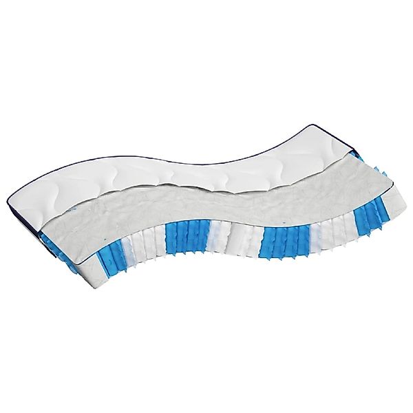 vidaXL Matratze Taschenfederkern Mittelfest 140x200 cm 372853 günstig online kaufen