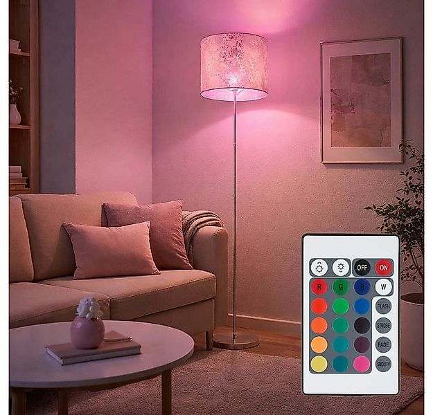 GLOBO LIGHTING LED Stehlampe, Leuchtmittel inklusive, Warmweiß, Farbwechsel günstig online kaufen