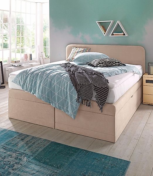 Westfalia Schlafkomfort Boxspringbett wahlweise mit Bettkasten günstig online kaufen