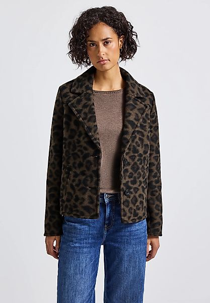 STREET ONE Trenchcoat mit allover Leoprint günstig online kaufen