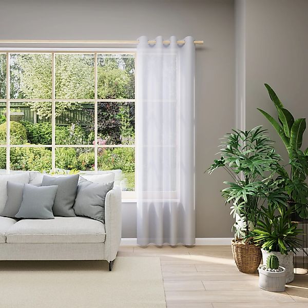 Neutex for you Vorhang nach Maß "EVA" Ösen 1 Stk. tlg. Uni-Voile mit elegan günstig online kaufen