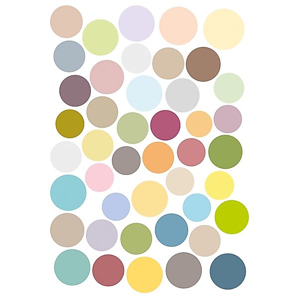 Komar Wandsticker Dots 70 cm x 50 cm günstig online kaufen