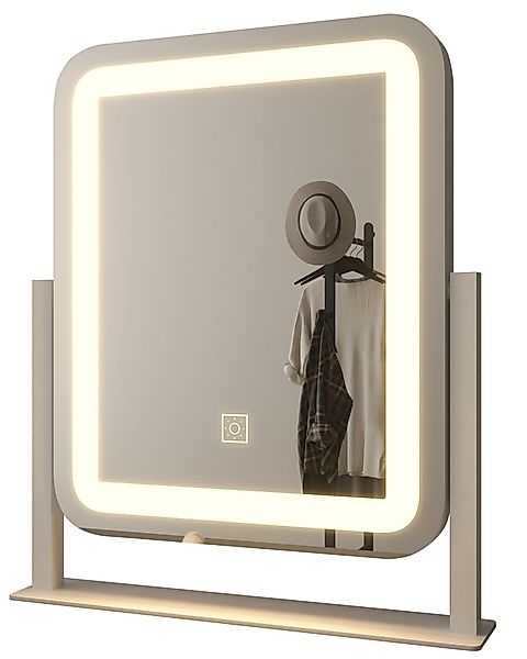 WDWRITTI Kosmetikspiegel Schminkspiegel mit LED Beleuchtung günstig online kaufen