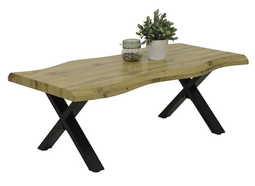 HELA Couchtisch GERD, Baumkantenoptik, Breite 110 cm günstig online kaufen