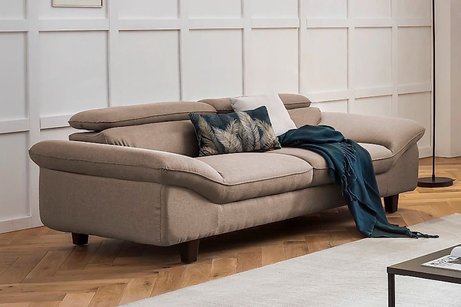 Home affaire 2-Sitzer "Pilot", Big-Sofa mit Kopfteilverstellung günstig online kaufen