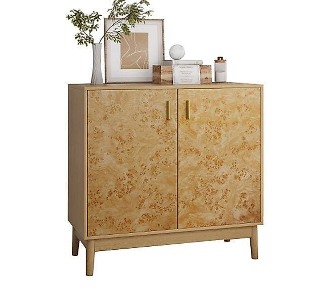 OKWISH Stauraumschrank Holzschränke, Wohnzimmerschrank (Landhausstil Buffet günstig online kaufen