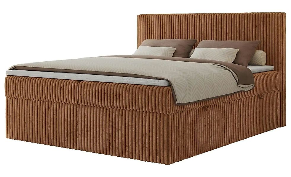 Boxbett mit Bettkasten Tiliano ¦ orange ¦ Maße (cm): B: 204 H: 119 Betten > günstig online kaufen