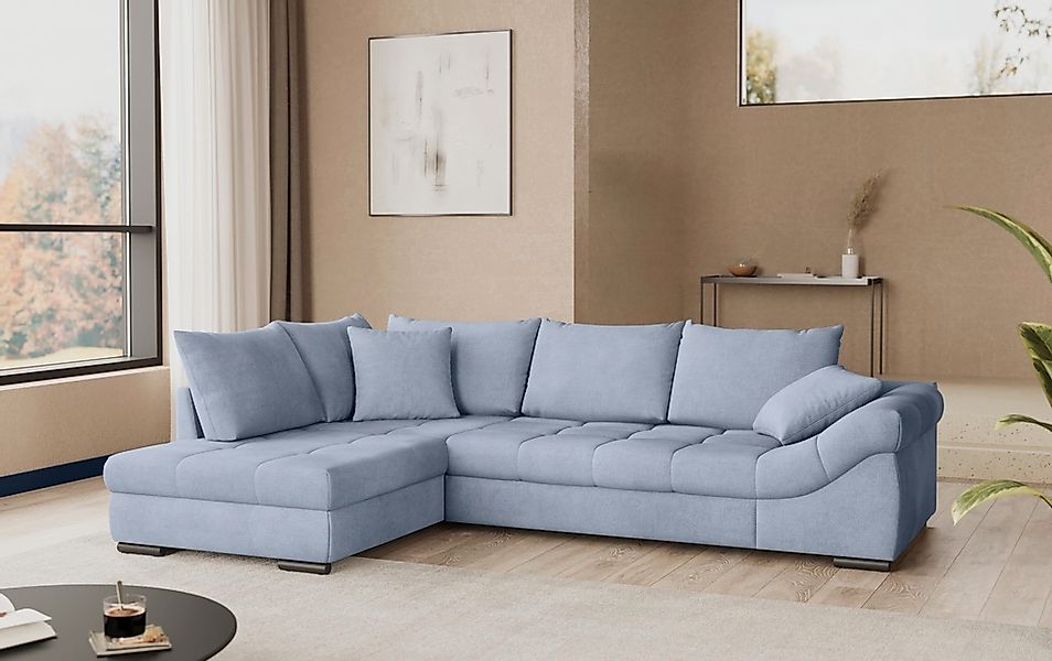 Mr. Couch Ecksofa "Allegro DuraFlex, L-Form", Hochschläfer-Bettauszug, Kalt günstig online kaufen