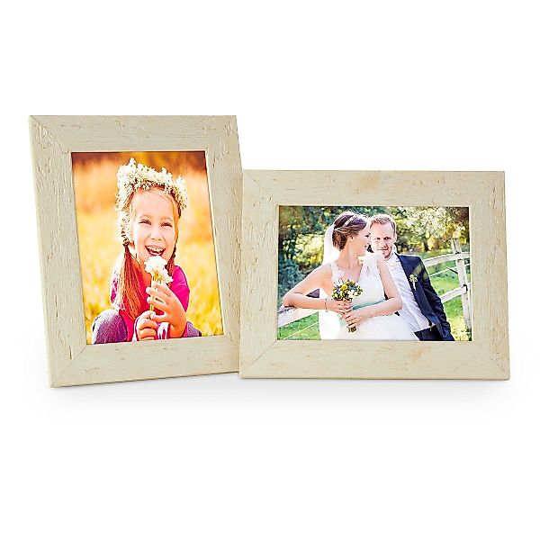 PHOTOLINI Bilderrahmen 2er Set Strandhaus Rustikal günstig online kaufen