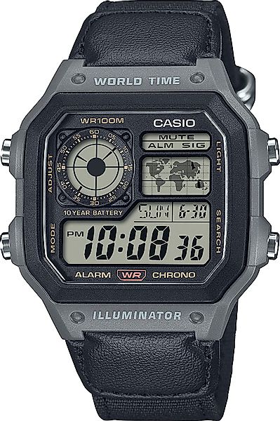 CASIO TIMELESS COLLECTION Chronograph AE-1200WHUB-8AVEF, Quarzuhr, günstig online kaufen