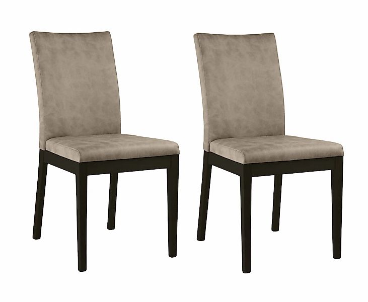 Home affaire 4-Fußstuhl "Dendres" (Set) 2 Stk.Sitz und Ruecken gepolstert günstig online kaufen