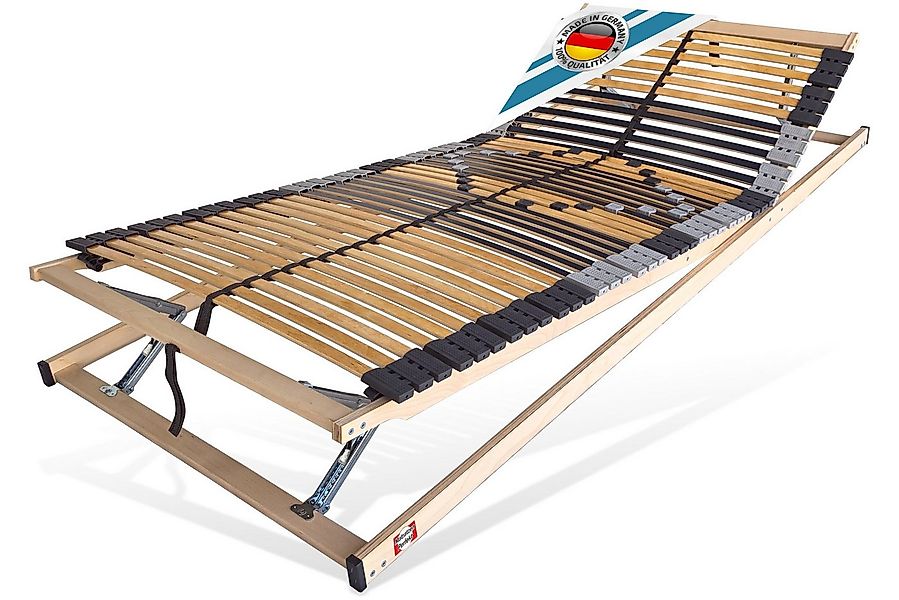 Lattenrost mit 42 Leisten, 100% Buche, 7 Zonen, MONTIERT bis 250 Kg BELASTB günstig online kaufen