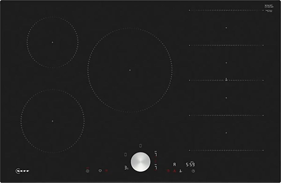 NEFF Flex-Induktions-Kochfeld "T68FTV4L0" mit intuitiver Twist Pad Bedienun günstig online kaufen