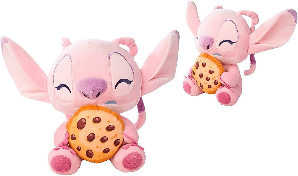 SIMBA Plüschfigur Plüsch Stofftier Disney Stitch Angel mit Cookie 25cm 6315 günstig online kaufen