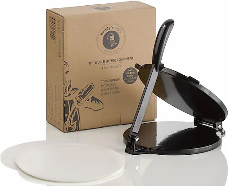 Buddy's Kartoffelpresse »Buddy´s BBQ« mit 100 Blatt Papier, Ø 20 cm günstig online kaufen