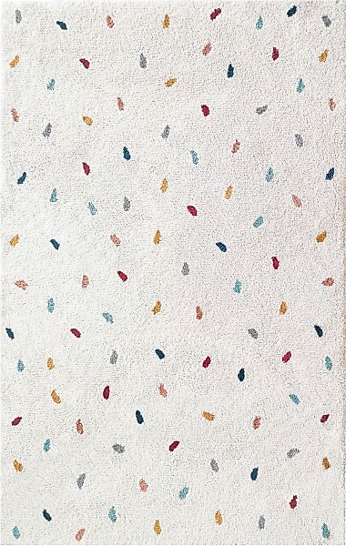 my home Kinderteppich »Odan, Hochflor-Teppich«, rechteckig, 20 mm Höhe, bun günstig online kaufen