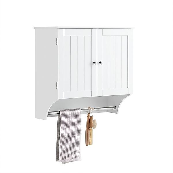 SoBuy Hängeschrank Badezimmerschrank Wandschrank Küchenschrank BZR84-W günstig online kaufen