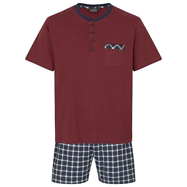 LAROG Schlafanzug Shorty tawny port / günstig online kaufen
