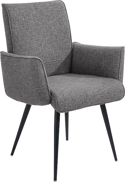 K+W Komfort & Wohnen Armlehnstuhl »Giacomo I« () 1 Stk.4- Fuß-Armlehnenstuh günstig online kaufen