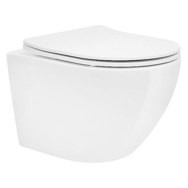 LuxeBath Tiefspül-WC Spülrandloses Hänge WC Keramik günstig online kaufen