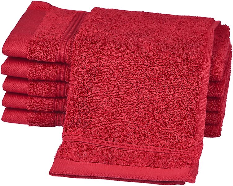 ROSS Gästehandtücher Rubin, Frottier (Packung, 6-St), günstig online kaufen