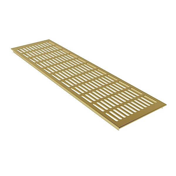 MS Beschläge Türlüftungsgitter 150 x 600 mm Heizungsdeckel Gold Eloxiert günstig online kaufen