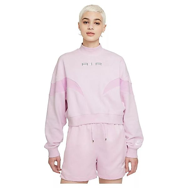 Nike Sportswear Air Mock Fleece Pullover M Regal Pink / Lt Arctic Pink / Wh günstig online kaufen