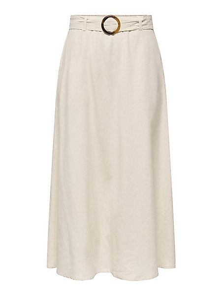 JDY Maxirock JDYMILAN LINEN HW BELTED SKIRT WVN DIA Sommerrock mit Leinen günstig online kaufen