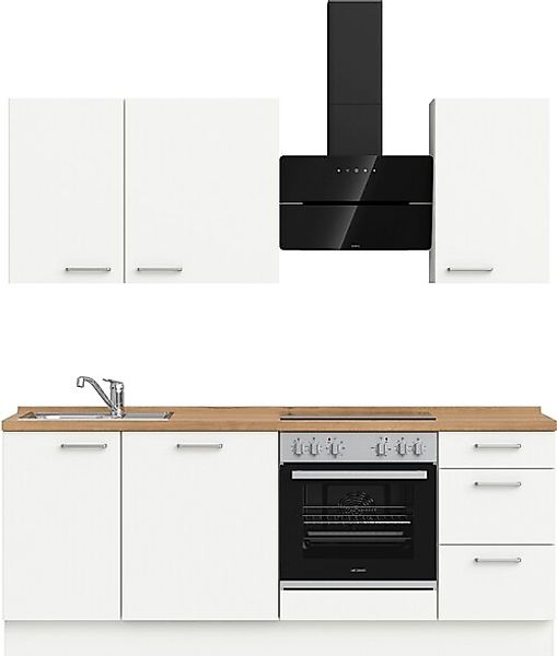 nobilia® Küchenzeile »"Touch II"« vormontiert, Ausrichtung wählbar, Breite günstig online kaufen