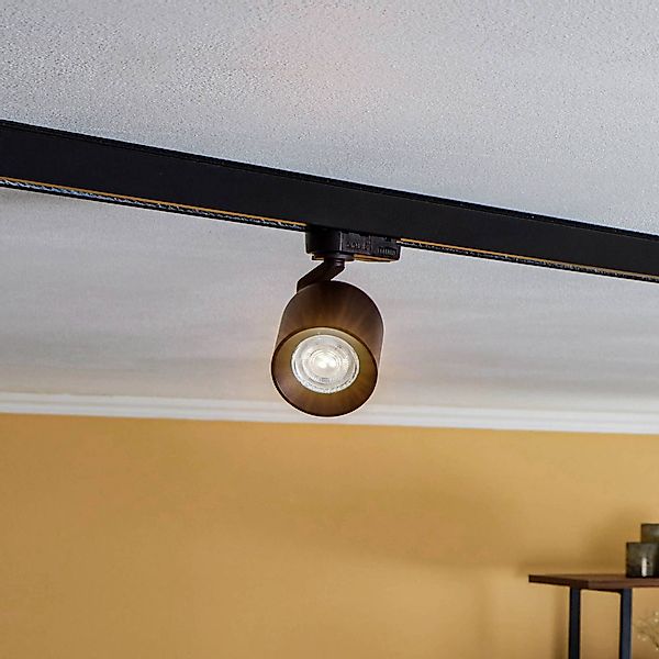 Arcchio Schienenstrahler Brinja, schwarz, Ø 7cm, 3-Phasen günstig online kaufen