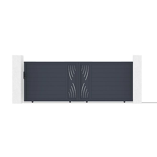 Casanoov Schiebetor 4M Veleta H 140Cm & Gartentür 1M Veleta H 140Cm Alumini günstig online kaufen