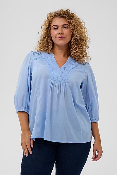 KAFFE Curve Kurzarmbluse Kurzarm-Bluse KCkarlia Große Größen günstig online kaufen