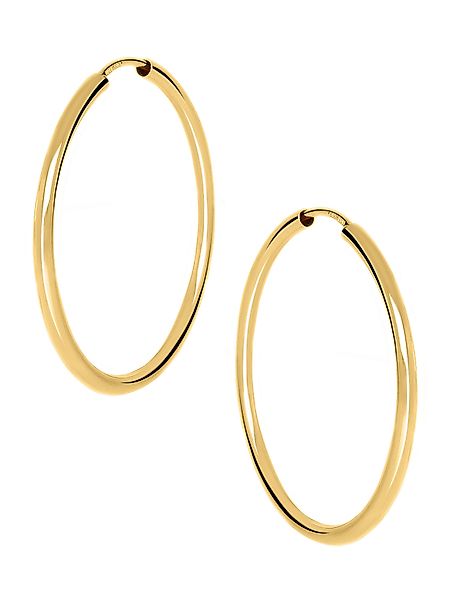 My Gold Paar Creolen Damen Ohrringe Gold 333 (8 Karat) - Ø 30mm / 2mm - Pal günstig online kaufen