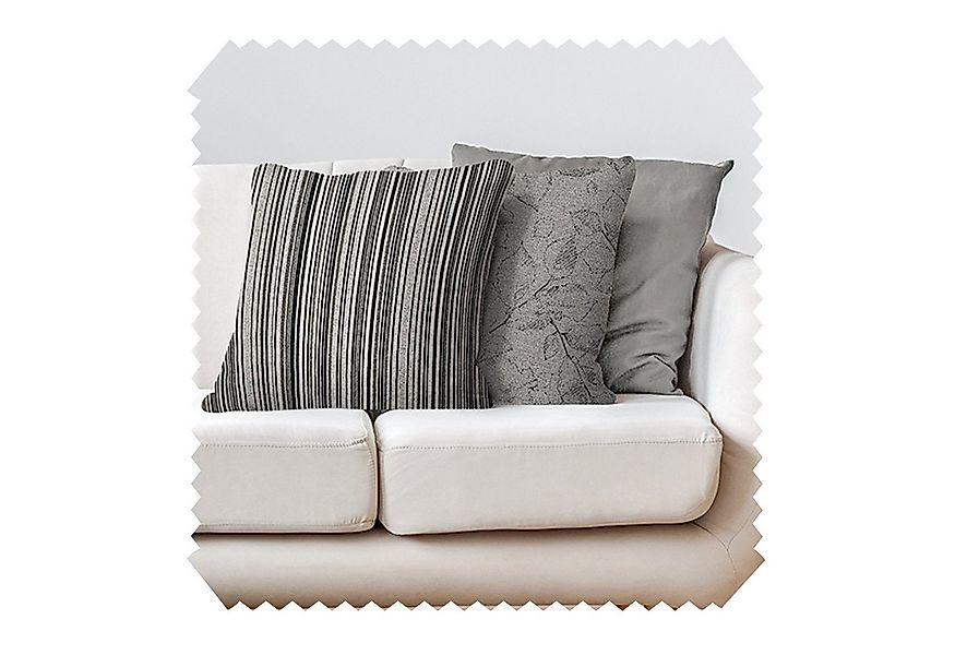 novely® Dekokissen 3er-SET DEKOKISSEN MALCHIN Kuschelweiche Sofakissen - Ki günstig online kaufen