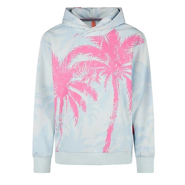 salzhaut Kapuzensweatshirt UPLEST - Palmenmuster günstig online kaufen