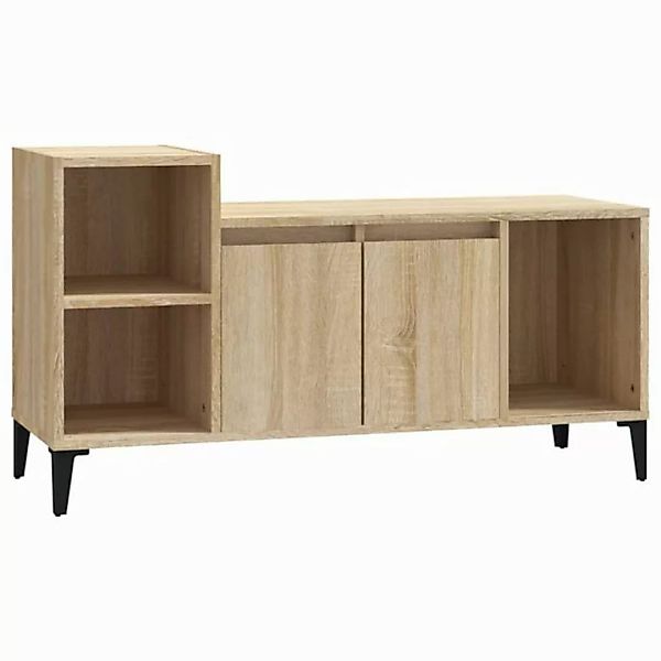 furnicato TV-Schrank Sonoma-Eiche 100x35x55 cm Holzwerkstoff (1-St) günstig online kaufen