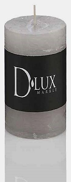 Wiedemann Stumpenkerze STUMPENKERZE 130x68mm MARBLE. Rustik, günstig online kaufen