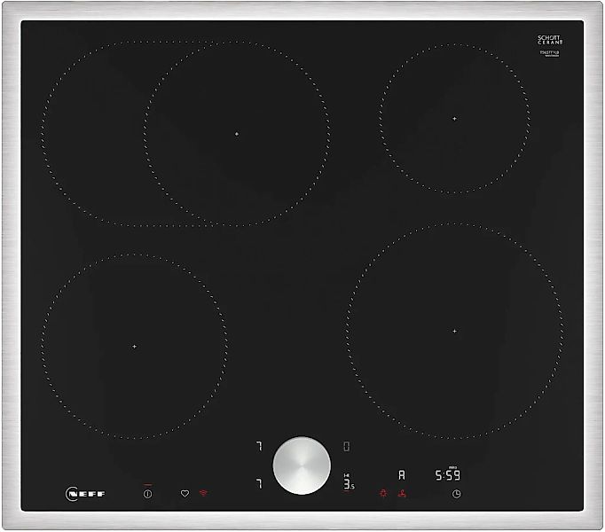 NEFF Induktions-Kochfeld von SCHOTT CERAN "T56STF1L0" mit intuitiver Twist günstig online kaufen