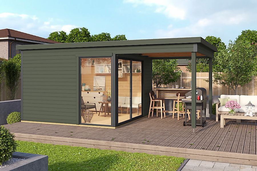 Nordic Holz Gartenhaus "DOMEO 2" günstig online kaufen