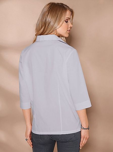 Sieh an! Klassische Bluse Bluse 3/4-Arm günstig online kaufen