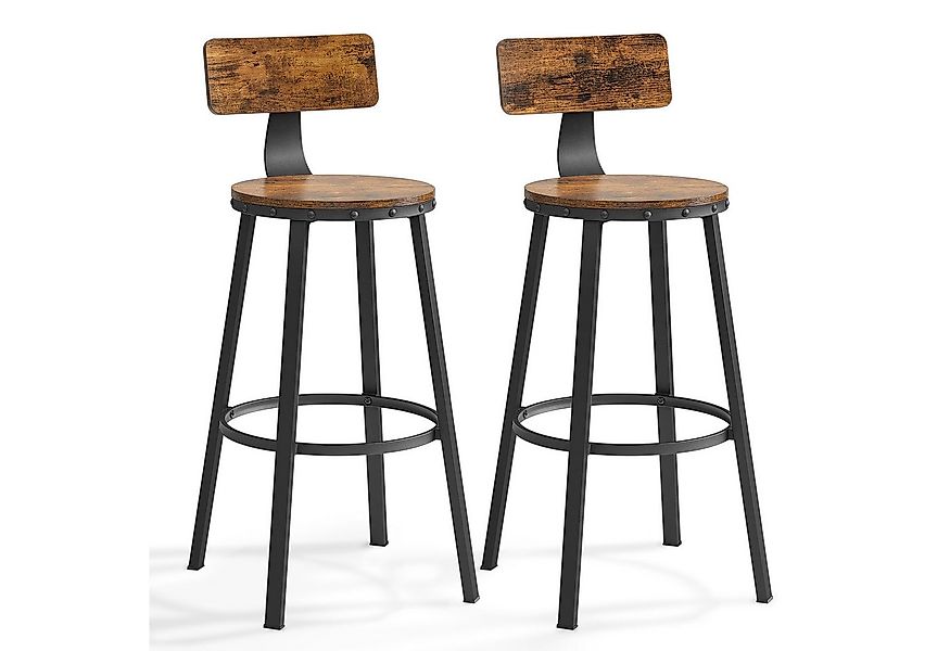 VASAGLE Barhocker Barstühle (Set, 2 St), Barhocker, 2er Set, Barstuhl, Küch günstig online kaufen