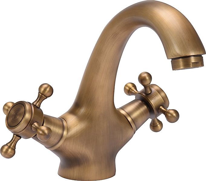 TRIZERATOP Waschtischarmatur Waschtischarmatur RETRO BRONZE Vintage Wasserh günstig online kaufen
