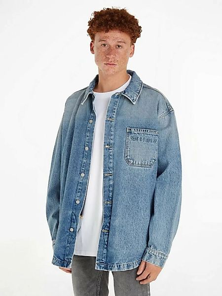 Tommy Jeans Outdoorhemd AIDEN OVERSHIRT AH7017 mit Logoschriftzug günstig online kaufen