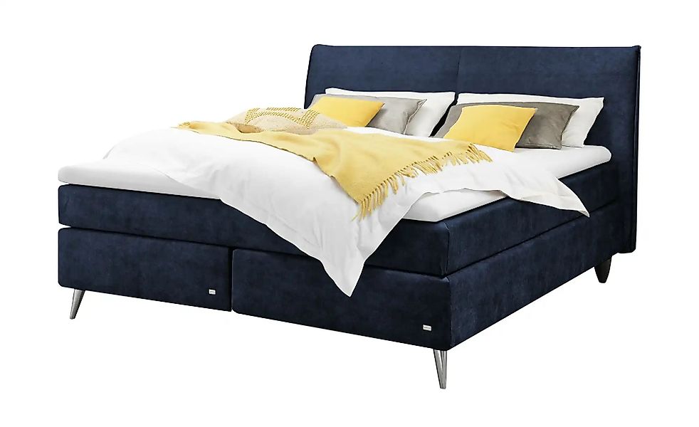 RUF Boxspringbett  Aurelia ¦ blau ¦ Maße (cm): B: 190 H: 114 Betten > Boxsp günstig online kaufen