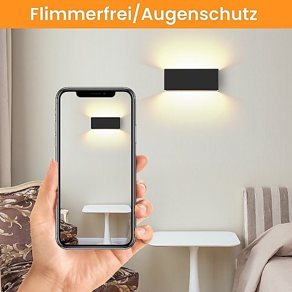 Nettlife Wandleuchte Aussen Schwarz Wandlampe Modern günstig online kaufen