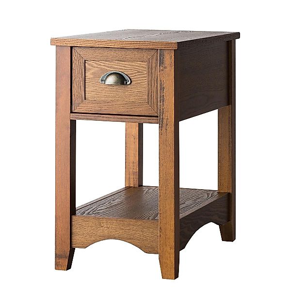 KOMFOTTEU Beistelltisch Nachttisch (2-St), mit Schublade günstig online kaufen